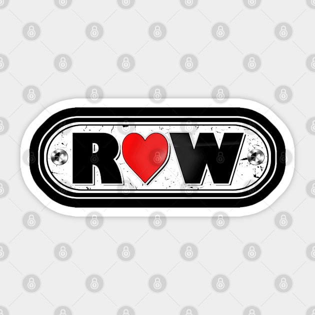 Love to row Sticker by gorgeouspot